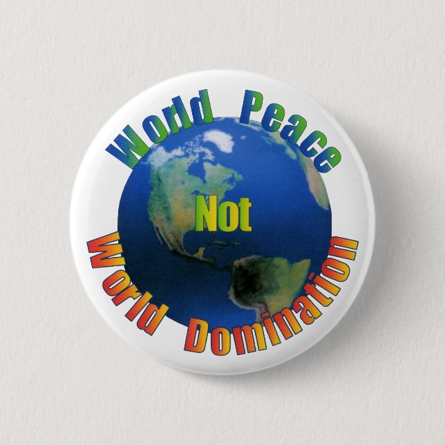 World Peace Button Knapp (Framsida)