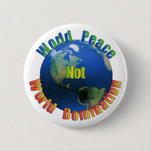 World Peace Button Knapp