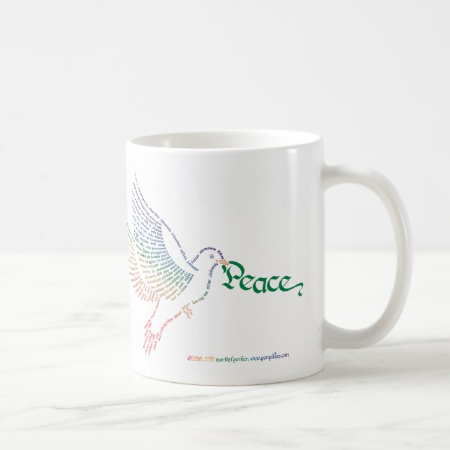 World Peace Dove Mugg (Höger)