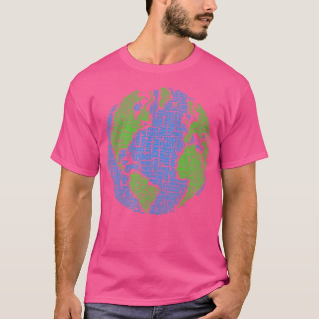 World Peace Globe T Shirt (Framsida)