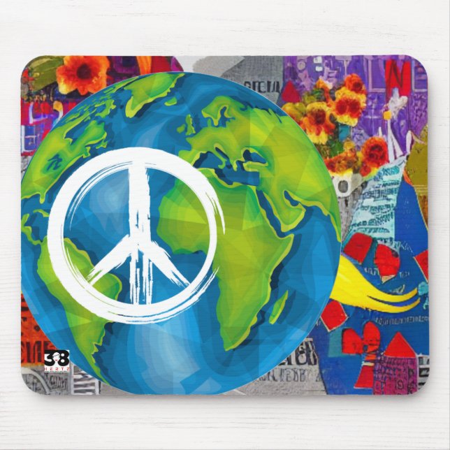 World Peace Mouse Pad Musmatta (Framsidan)