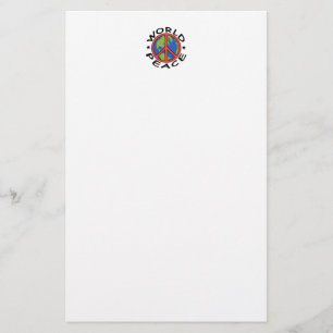 World Peace Stationery Brevpapper