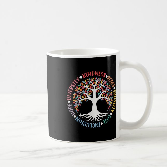 World Peace Supporter Retro Women Manar Apparel Ki Kaffemugg (Höger)