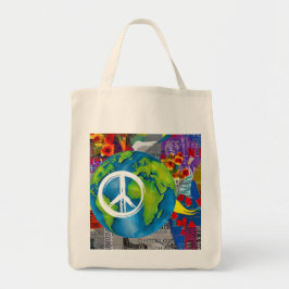 World Peace Tote Bag Tygkasse