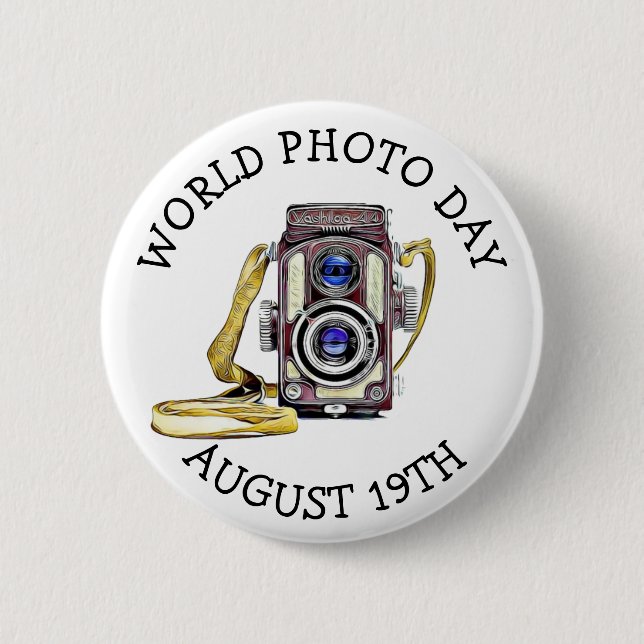 World Photo Day August 19:e knappen Knapp (Framsida)