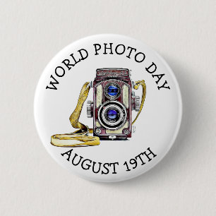 World Photo Day August 19:e knappen Knapp