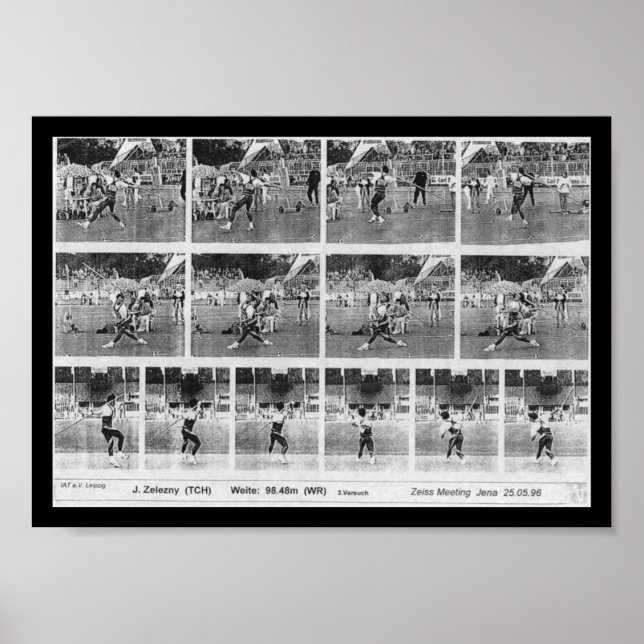 World Record Javelin Poster (Framsidan)