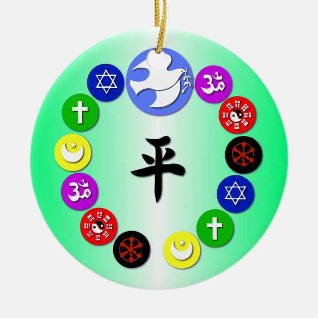 World Religions Helgdag Ornament (Framsidan)