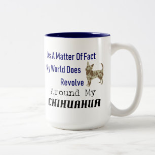 World Revolves runt Chihuahua Coffee Mugg
