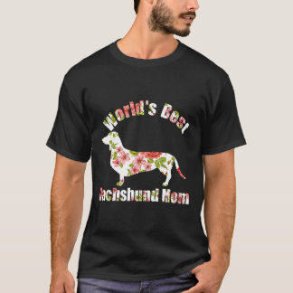 World S Best Dachshund Mamma Hund Mamma Doxie Älsk T Shirt