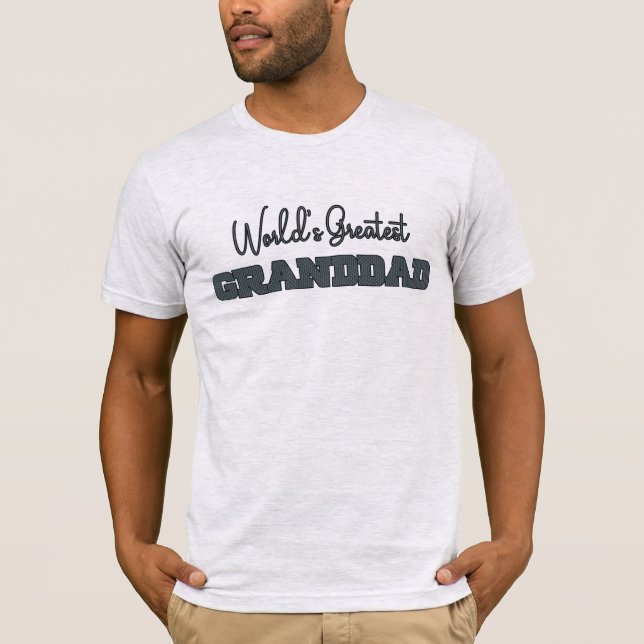 World’s Greatest Granddad T Shirt (Framsida)