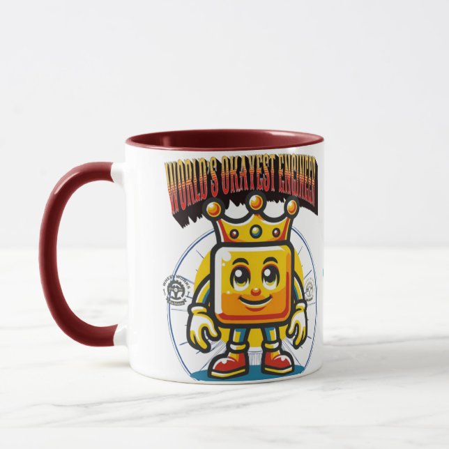 World’s Okayest Ingenjör Coffee Mugg - Funny Gift (Vänster)