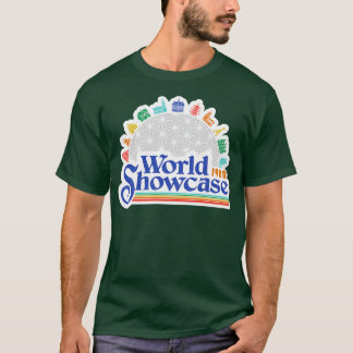 World Showcase retro stil Epcot-teckningar av Kell T Shirt