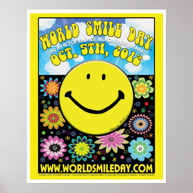 World Smile Day® 2012 Poster - 16 x 20 tum (Framsidan)