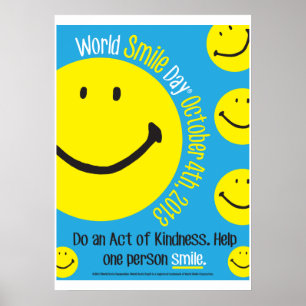 World Smile Day 2013 Poster 20 x 28