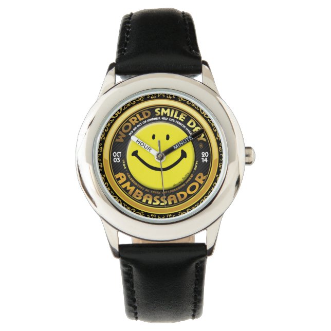 World Smile Day® 2014 Kids Watch Armbandsur (Framsida)