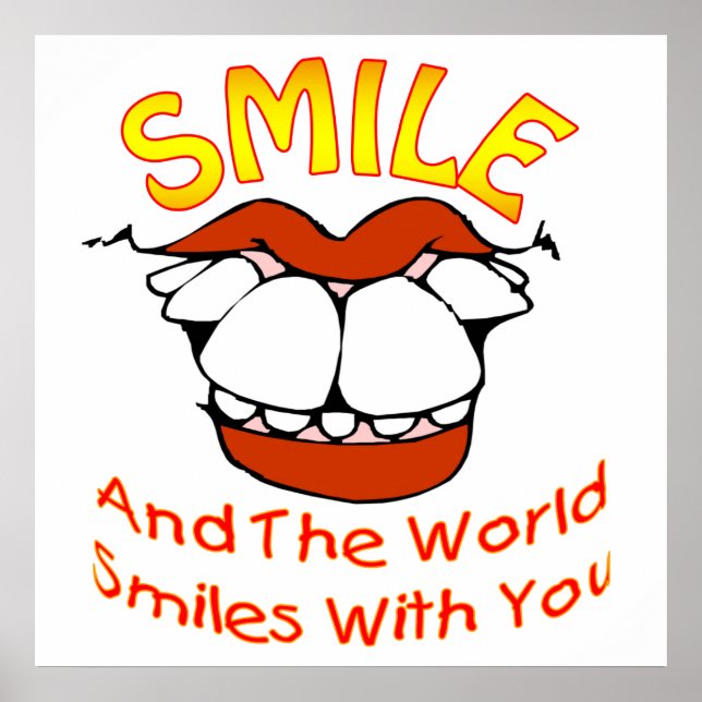 World Smiles med dig (1) Poster (Framsidan)