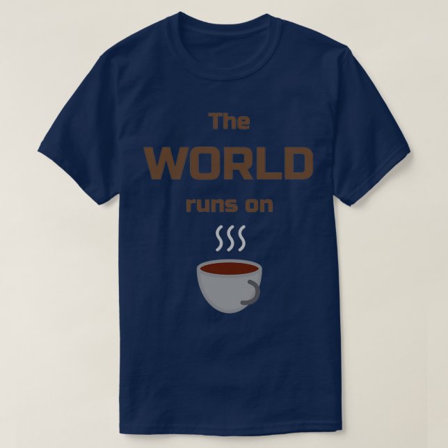 World Springa on Coffee Design 2 T Shirt (Design framsida)