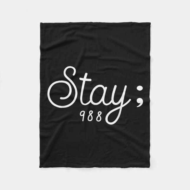 World Suicide Prevention Awareness Day Men Women S Fleecefilt (Framsidan)