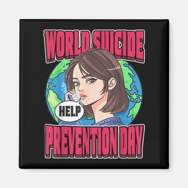 World Suicide Prevention Day Awareness September 1 Magnet (Framsidan)