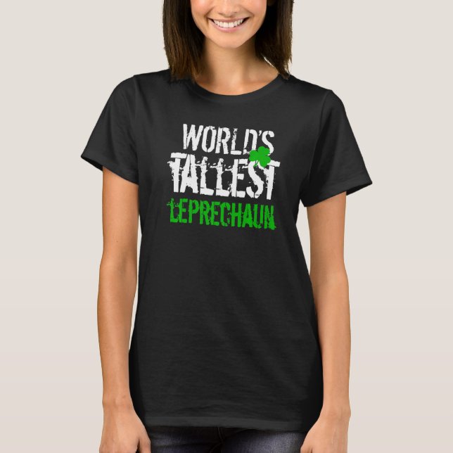 World Tallest Leprechaun, Shamrock Grönt C Boy G T Shirt (Framsida)