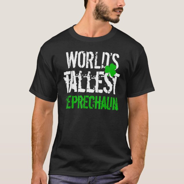 World Tallest Leprechaun, Shamrock Grönt C Boy Gi T Shirt (Framsida)