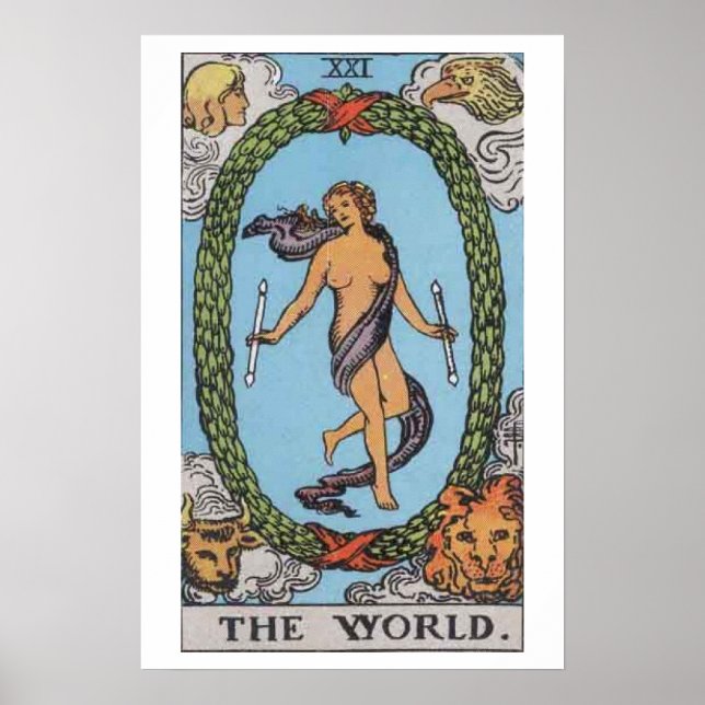 World Tarot Card Poster (Framsidan)