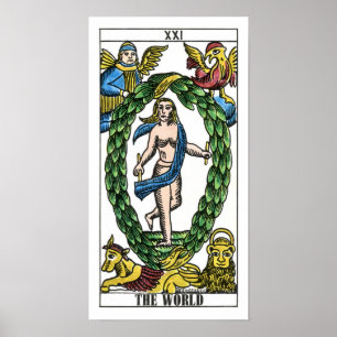World Tarot Card Poster