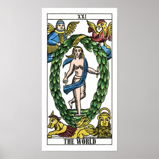 World Tarot Card Poster (Framsidan)
