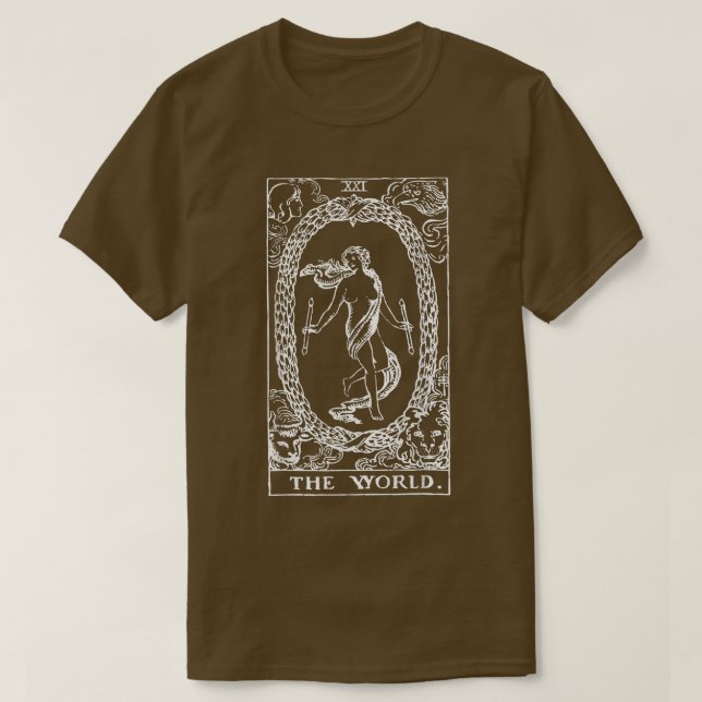 World Tarot Card T Shirt (Design framsida)