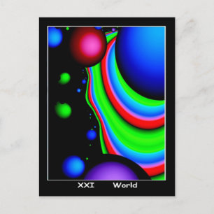 World Tarot Card Vykort