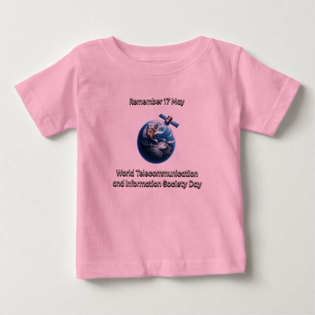 World Telecommunication and Information Society Da T Shirt (Framsida)