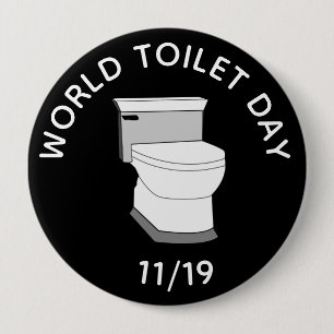 World Toilet Day November 19:e underbara Helgdagar Knapp