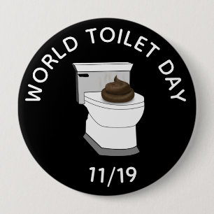 World Toilet Day November 19:e underbara Helgdagar Knapp