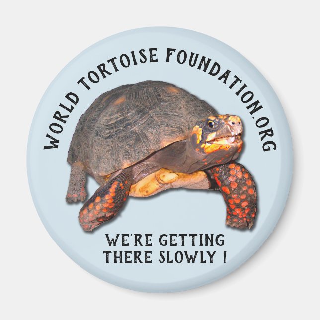World Tortoise Foundation Magnet (Framsidan)