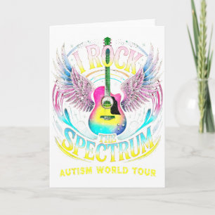 World Tour Autism jag rockar spektrumet mamma Incl Kort