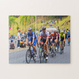 World Tour Cycling Tävling Jigszle Puzzle Pussel
