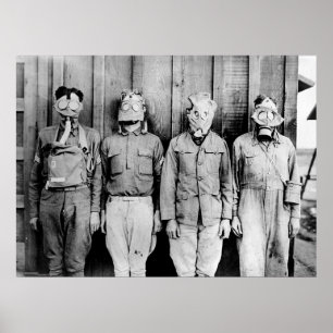 World Tour of Gas Masks Poster