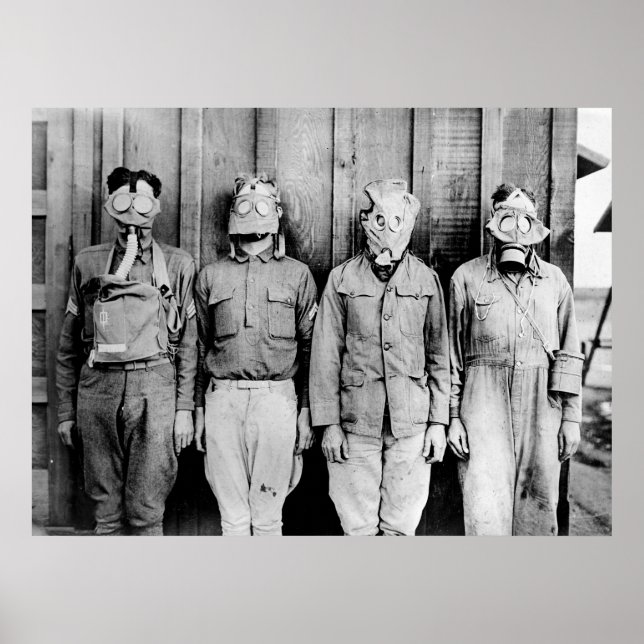 World Tour of Gas Masks Poster (Framsidan)