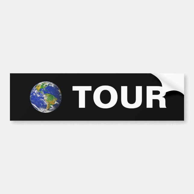 World Tour on Black Bildekal (Framsidan)