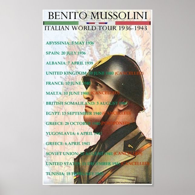World Tour Poster (Framsidan)