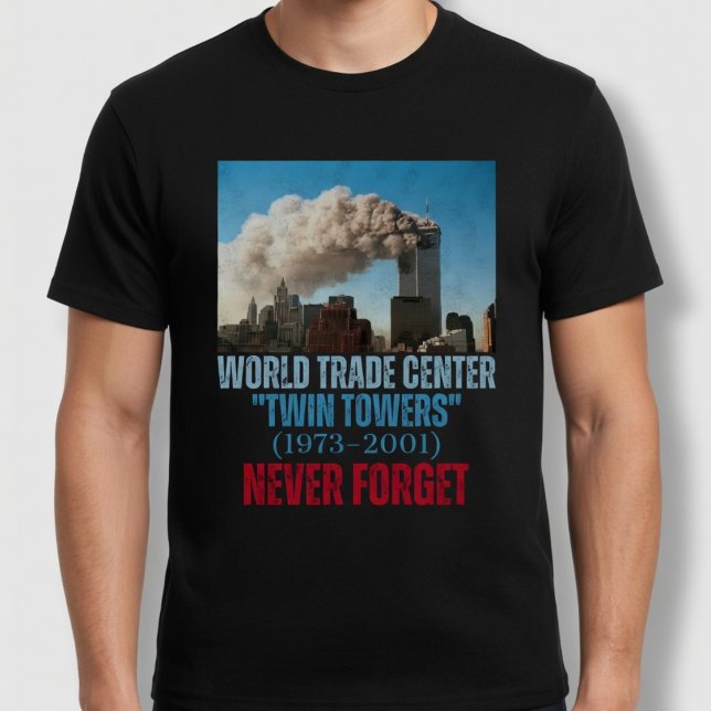 World Trade Center (1973–2001) "Tvillingtornen" T Shirt (Skapare uppladdad)