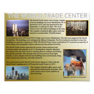 World Trade Center Fototryck