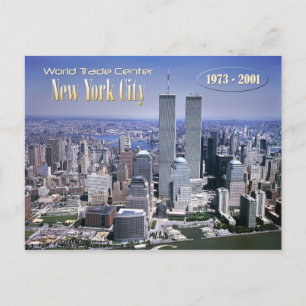 World Trade Center och NYC-skylinen Vykort