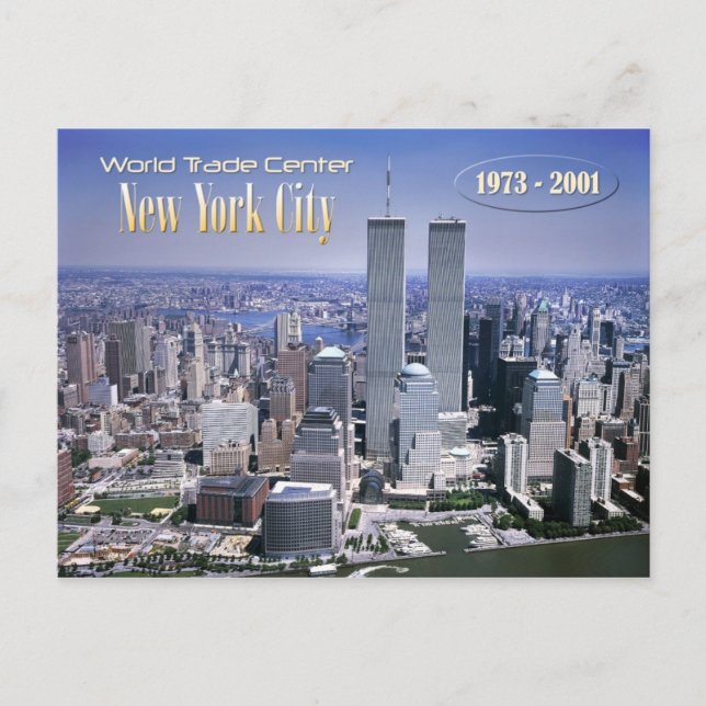 World Trade Center och NYC-skylinen Vykort (Framsida)