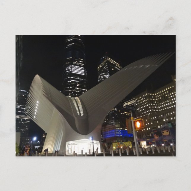 World Trade Center Transport Hub #1-vykort Vykort (Framsida)