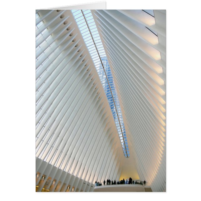 World Trade Center Transport Hub, NY Hälsningskort (Framsidan)
