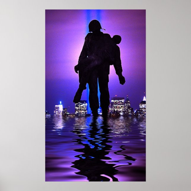 World Trade Center Tribute i Light Poster (Framsidan)