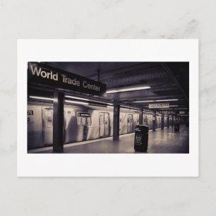 World Trade Center Tunnelbanan Station - NYC Vykort
