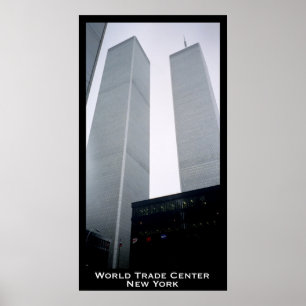 World Trade Center, Twin Torn, New York Poster